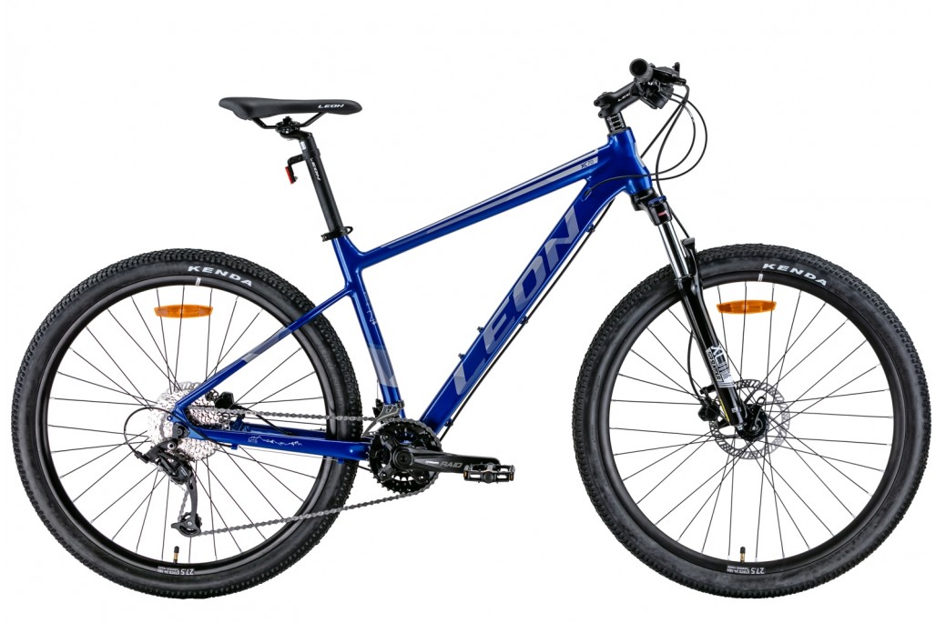 Фотография Велосипед Leon XC-70 AM HDD 27,5" рама М (2022) Сине-черный